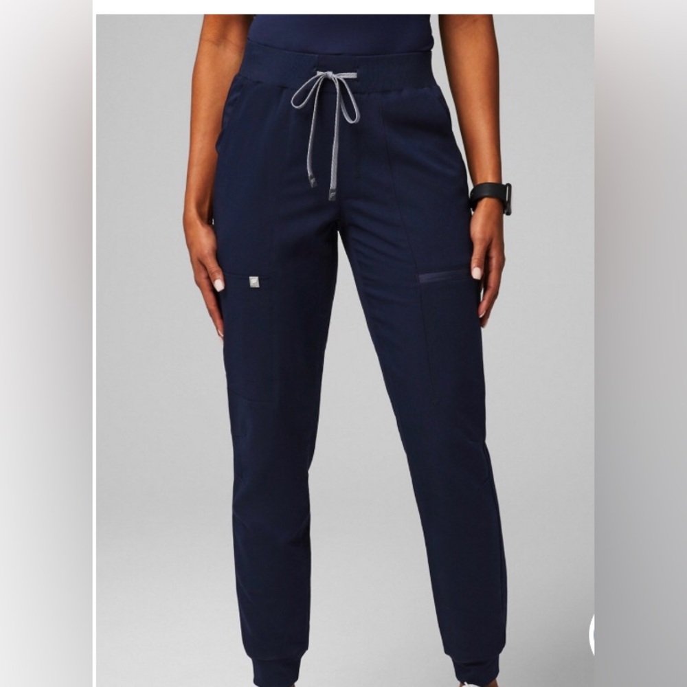 Navy Blue Joggers Scrub Pants